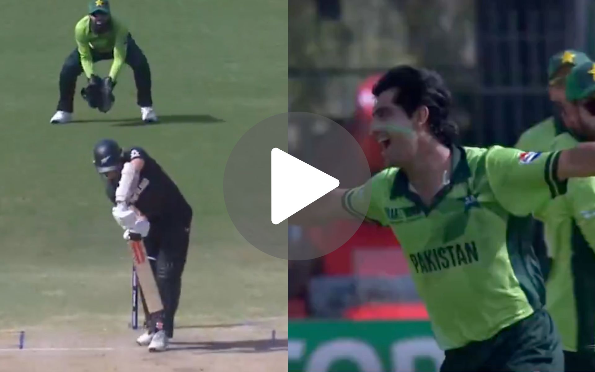 [Watch] Naseem Shah Channels Shoaib Akhtar's Iconic Celebration After Fooling Williamson